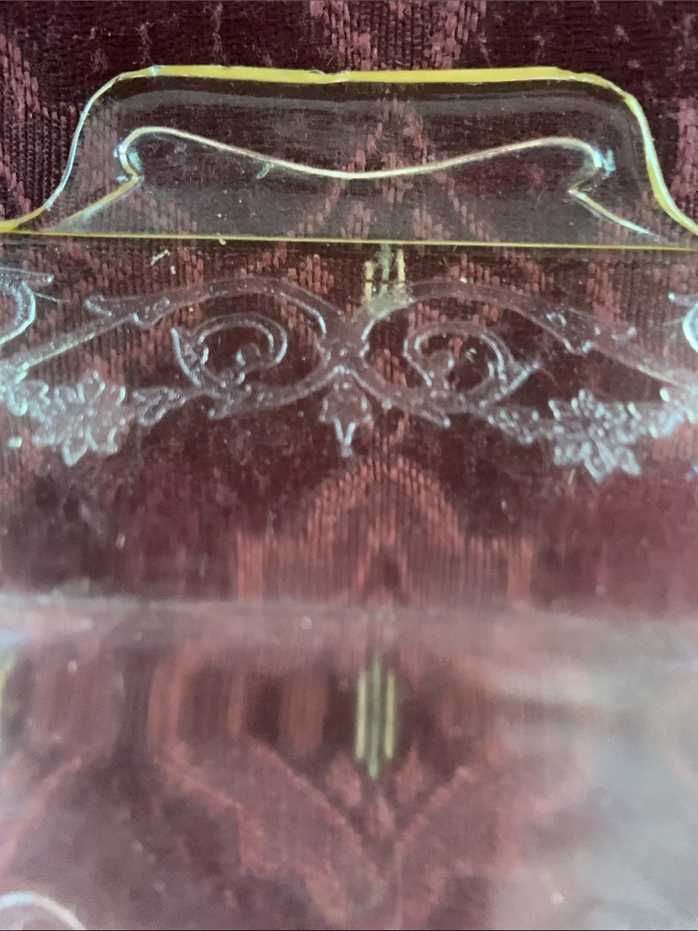 Vintage Indiana Glass Lorain Basket Yellow Depression Glass Tray